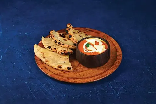 Paneer Butter Masala With 4 Butter Tawa Roti