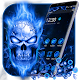 Download Blue Flaming Skull Gravity Theme 1.1.1