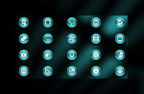 Metallic Teal Icons By Arjun Arora - náhled