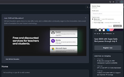 Session Swap screenshot 2