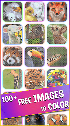 Screenshot Animals Cross Stitch Coloring