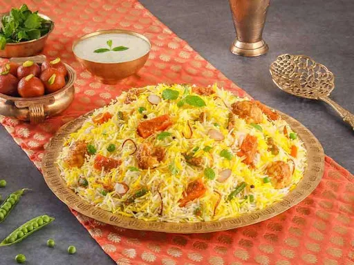 Subz-e-Biryani (Dum Veg Biryani - Serves 4-5)