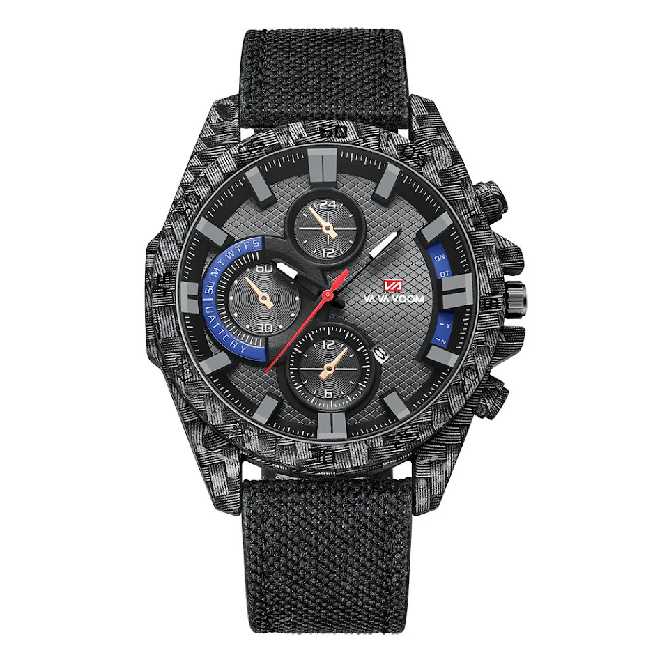 Element Case Carbon Fiber polshorloges. Lichtgewicht en duurzaam. Stijlvol design voor dagelijks gebruik en sportieve activiteiten.