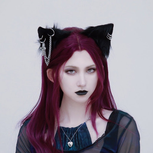 Title 7, Original Handmade Cat Ear Hair Clip. Adorable a...