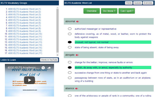 IELTS Academic Word List