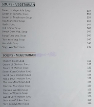 Silver Spoon Restaurant menu 1