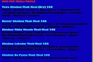 Thali Meals Paratha menu 3