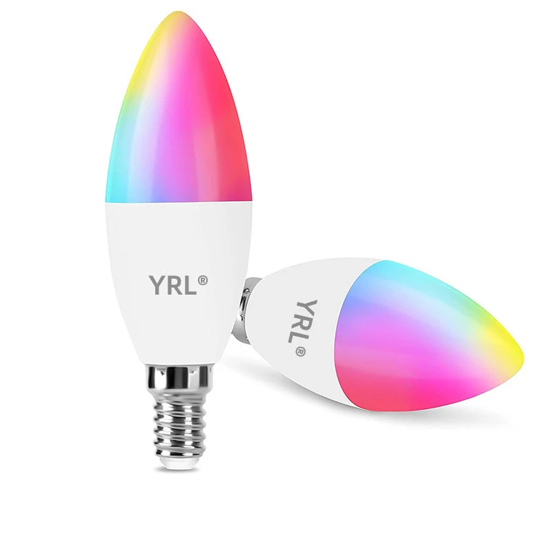 Title 4, Slimme WiFi LED Lamp E14 RGB CW WW Dimbaar 85-2...
