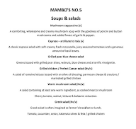 Mambos Bistro menu 4