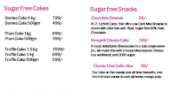 The Sugar Free Keto Kafe - By Artinci menu 1