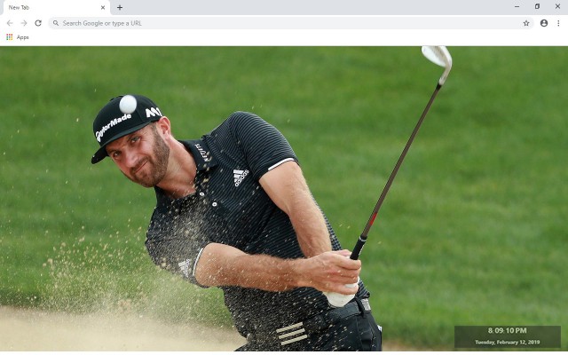 Dustin Johnson New Tab Theme