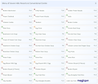 Seven Hills Resorts & Conventional Centre menu 3