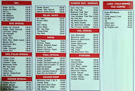 Punjabi Dhaba menu 1