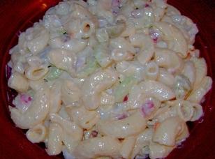 Easy macaroni salad to serve with your favorite grilled foods.