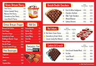 Great Britain Waffle menu 2