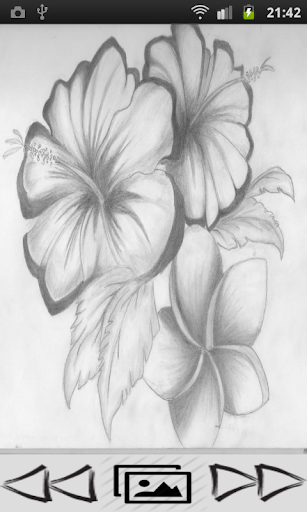 Screenshot Charcoal Drawing
