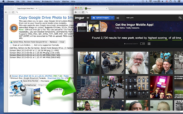 Copy Drive Photo to Imgur™ chrome extension