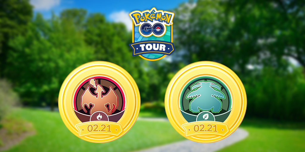 「Pokémon GO Tour：カントー地方」のバージョンを「赤」「緑」から選びましょう！