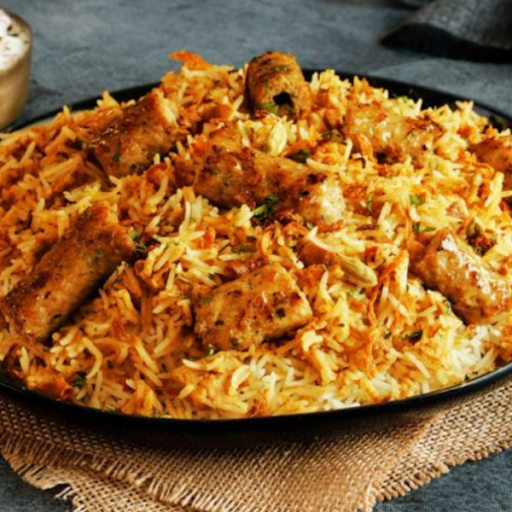 Lucknowi Chicken Seekh Biryani