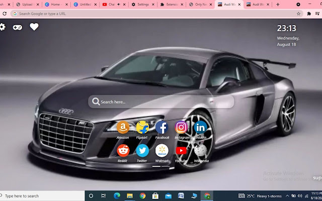 Audi   Wallpaper New Tab Theme