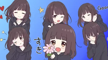 Menhera chan stickers for WA for Android - Free App Download