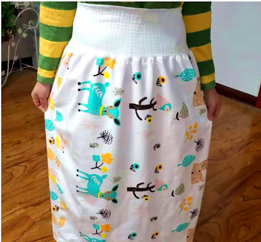 Title 3, Cotton and bamboo fiber adult diaper skirt, pro...