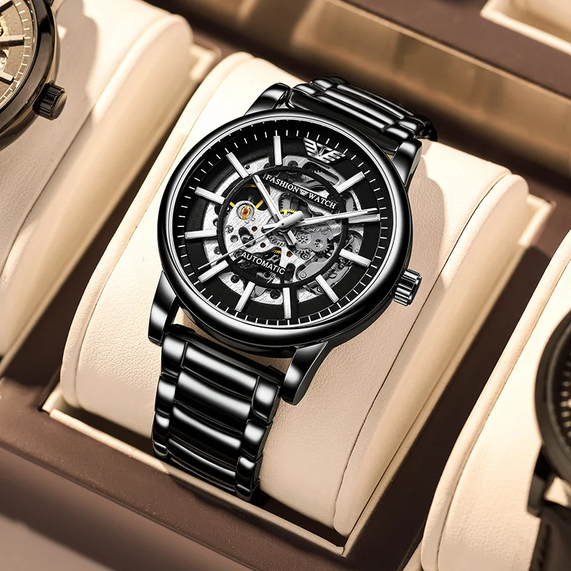 Title 1, Hollowed Fashion Heren Sport Horloge, waterdich...