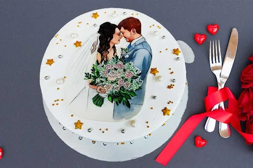 Lovely Couple Cake