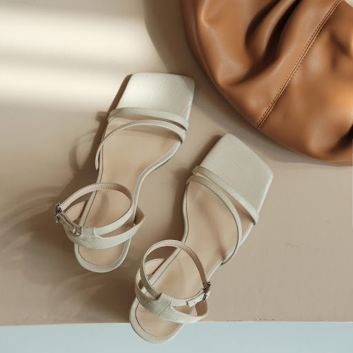 Title 6, Womens Full Leather Korean Thick High-heeled L...
