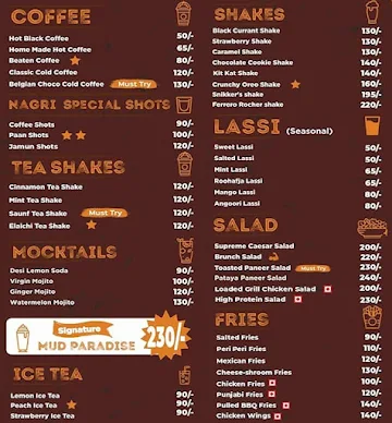 Chai Nagri menu 