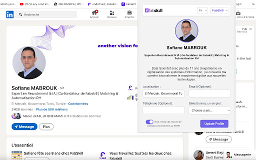 Fabskill Extension