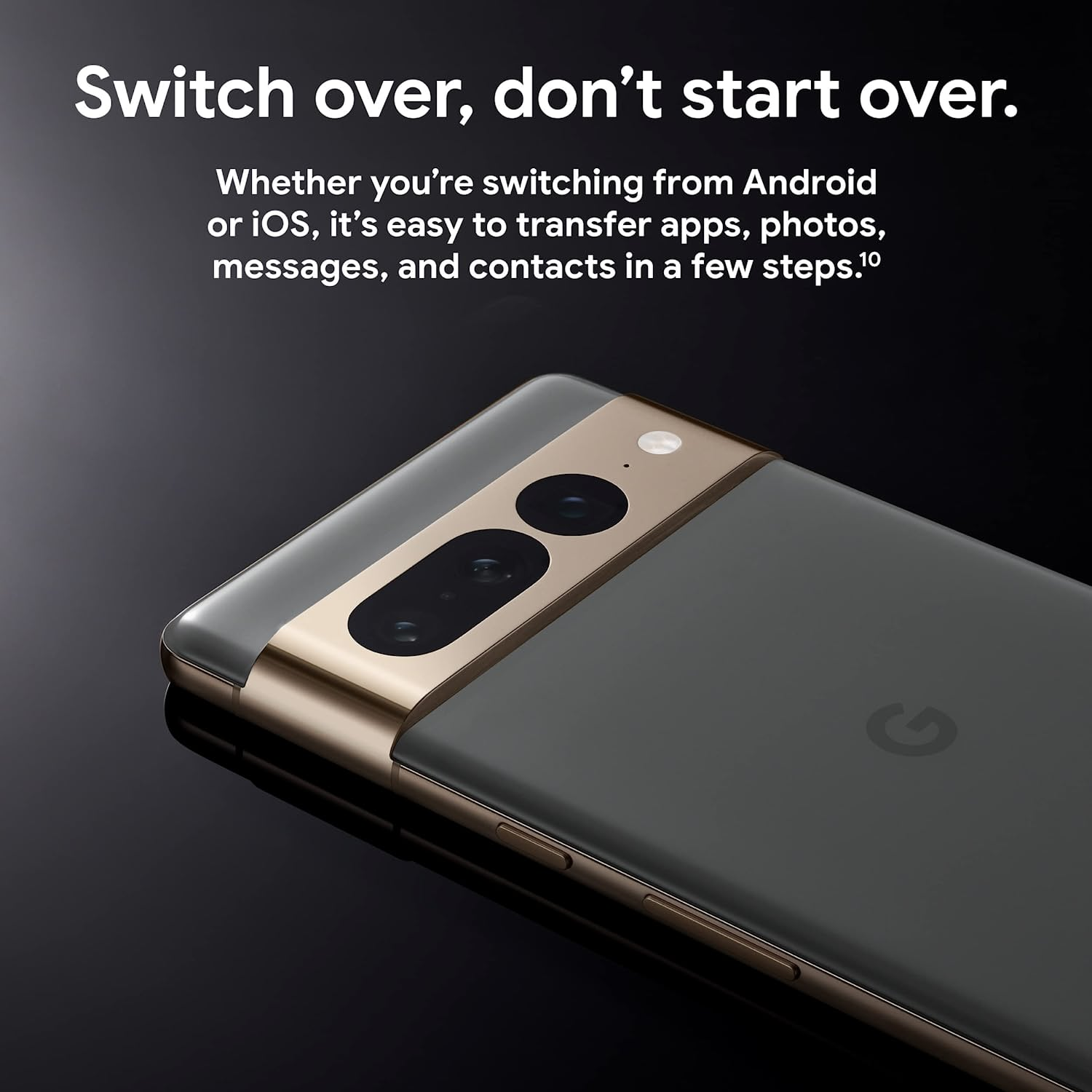 This image shows the Google Pixel 7 Pro.