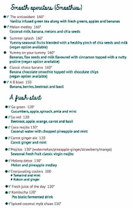 Mitti Cafe menu 1