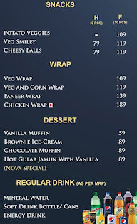 The Cafe Nova menu 7