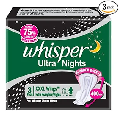 Whisper Ultra Nights Xxxl Wings Extra - 3 pcs