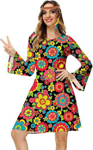 Title 16, Womens Fashion Skirt Printed Elastic Dress