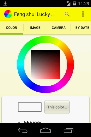 Feng Shui Lucky Color Picker