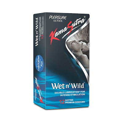 Kamasutra Wet N Wild Condoms - 10 pcs