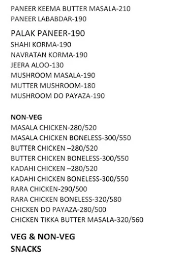35 Dhaba menu 