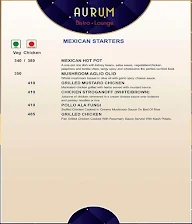 Aurum Bistro & Lounge menu 4