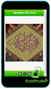 War Base COC TH8 - náhled