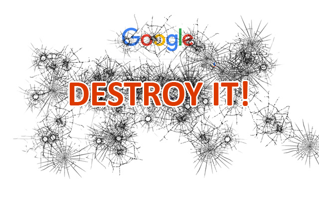 Website Destroyer chrome extension