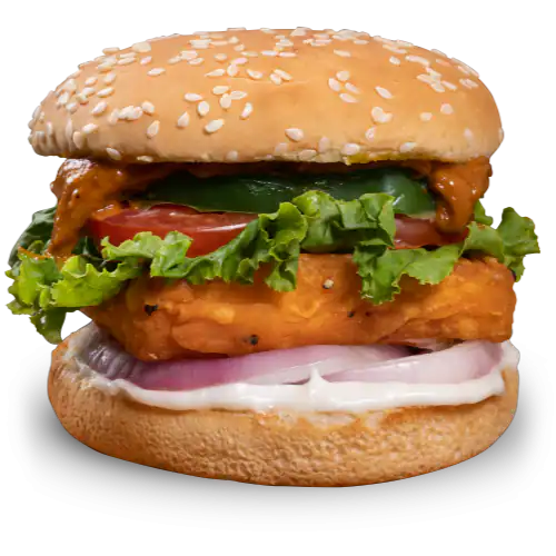 Chicken Chilli Lava Burger