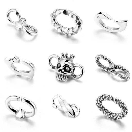 Title 1, S925 Sterling Silver Vintage Oxidation X Bracel...