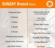 The Nine Restaurant menu 1