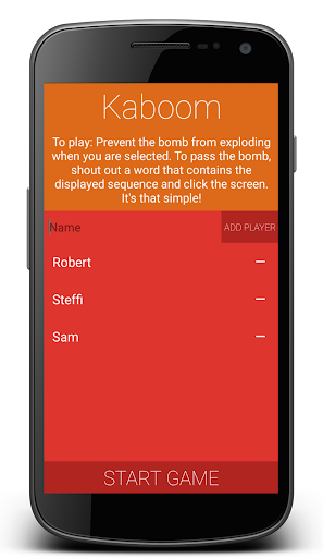 Kaboom: Fast Word Game