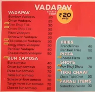 I'M Vadapav menu 1