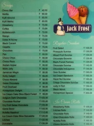 Jack Frost menu 1