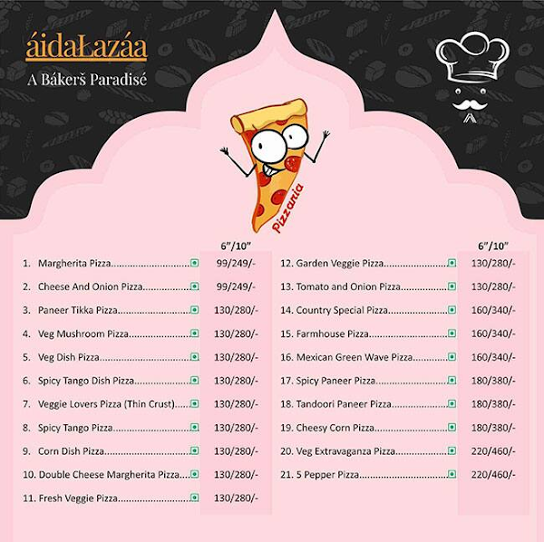 Sundae Loverz menu 