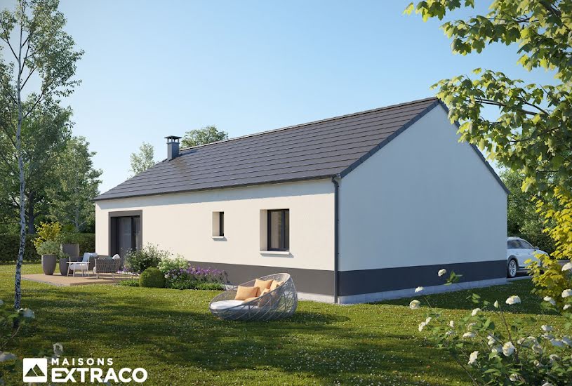  Vente Terrain + Maison - Terrain : 742m² - Maison : 82m² à Mesnières-en-Bray (76270) 